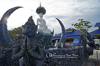Visit Blue temple (Wat rong suea Tent)