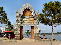 the Golden Triangle -meeting point of Thailand, Laos and Myanmar,