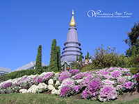 Doi Inthanon National Park, Phra Mahathat Nophamethanidol and Phra Mahathat Nophol Bhumisiri, Twin pagodas.