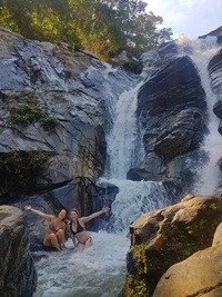 Relax and Swim at Waterfall