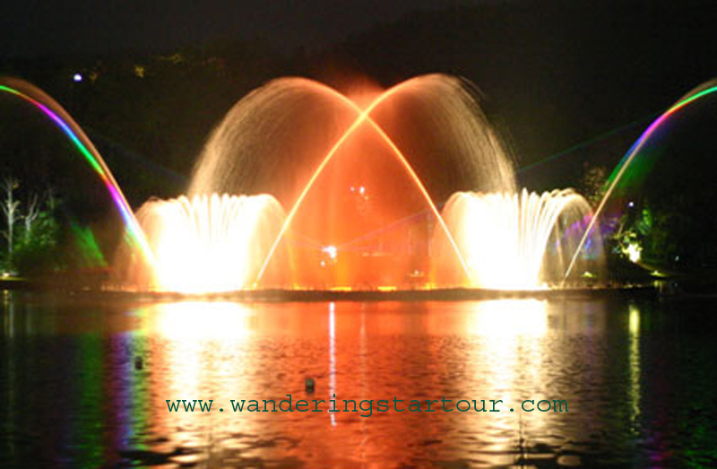Swan Lake - Show of Musical Fountain with water screen at Swan Lake at 20.00 pm. & 21.10 Pm