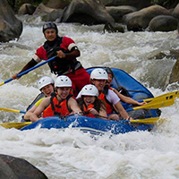 White Water Rafting and Elephant Interaction