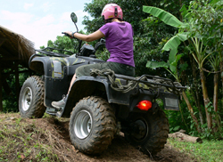 learn to ride the All Terrain Vehicle (ATV). 
