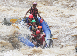 A great way to spend your time with the challenge of the rapids in Mae Tang river, north of Chiang Mai