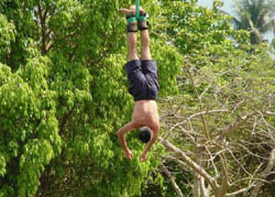 Chiang Mai Jungle Bungy, Its not only the adrenalin kick thats nice. Its a beautful view frome the top of the tower Lake and viewing area.