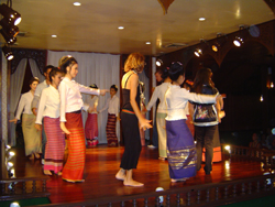 In the evening a trip to the Old Chiang Mai Cultural Centre will let you sample Northern Thai dinner.