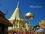 Doi Suthep Temple is the most important and most visible landmark 