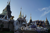 Wat Baan Den is an amazingly attractive and unusual Thai Temple. In 1988 the new Abbot of Wat Ban Den set out to create the most beautiful Thai Temple in the area from Chiang Mai city. 