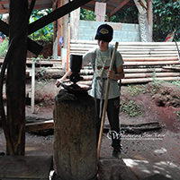 Baan Mae Klang Luang makes their own coffee within their Karen Village community