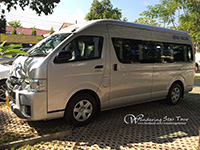 10 seats with Driver and air-conditioned minibus 