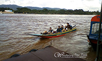 Optional: Take a long tail boat along Mae Khong River to visit Laos blanks