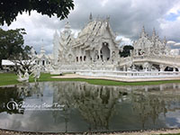 See the incredible ‘White Temple’ in Chiang Rai (Wat Rong Koon), 